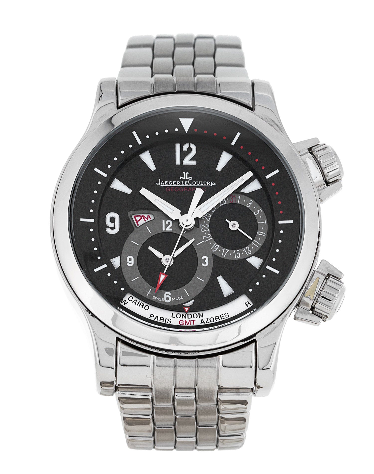 Pre-Owned Jaeger-LeCoultre Master Compressor Geographic Watch