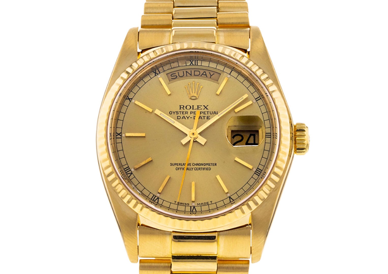 A gold Rolex Day-Date could not be more apt for a born leader like Tony Soprano  